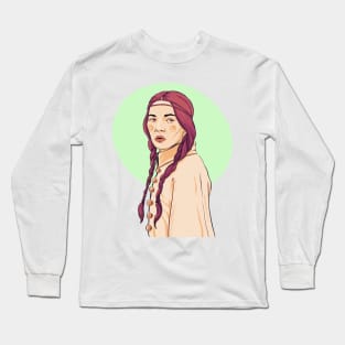 Asian Beauty Long Sleeve T-Shirt